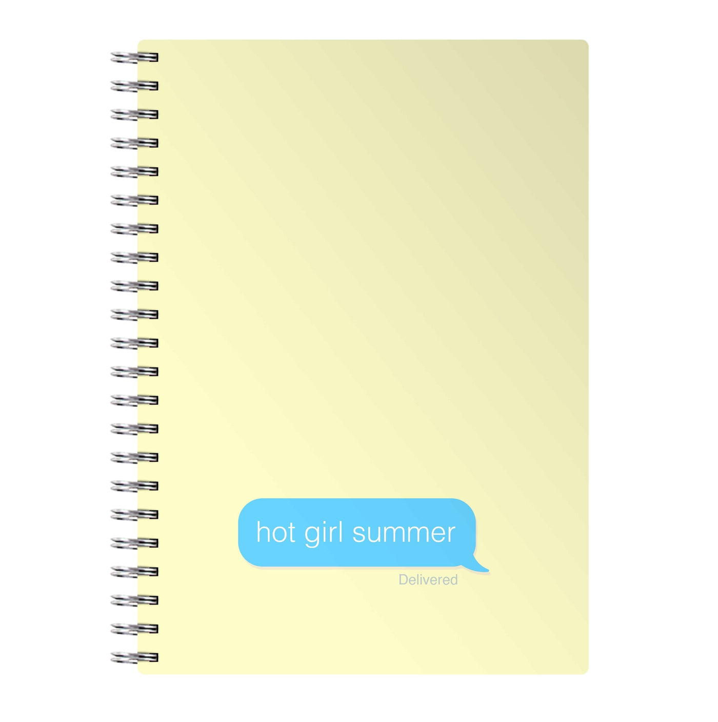 Hot Girl Summer Text - Summer Notebook
