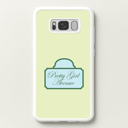 Pretty Girl Avenue Galaxy S8 Case