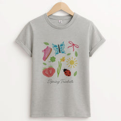 Tiny Trinkets Unisex Grey T-Shirt
