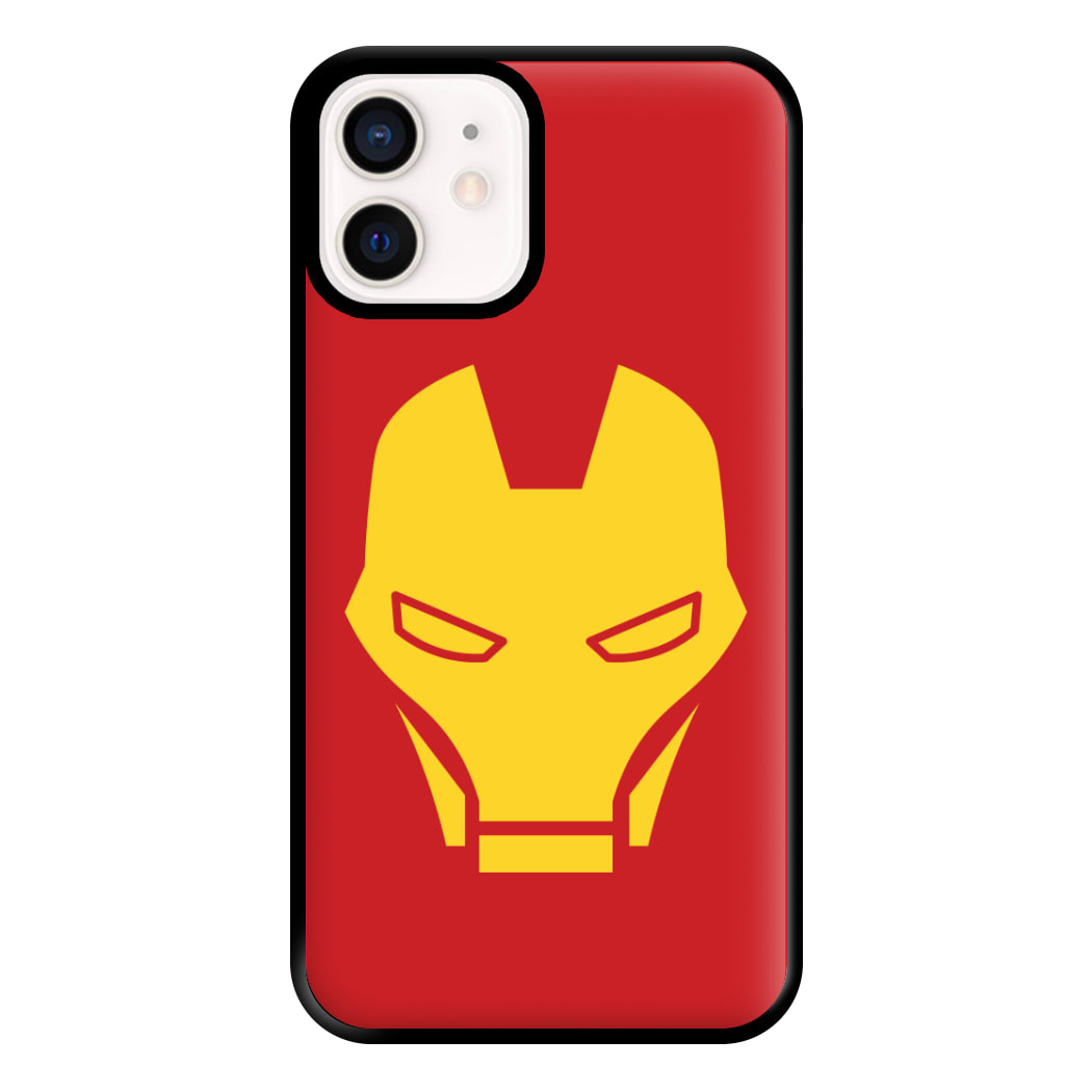 Red Robot Super Hero Face iPhone 12 Mini Case