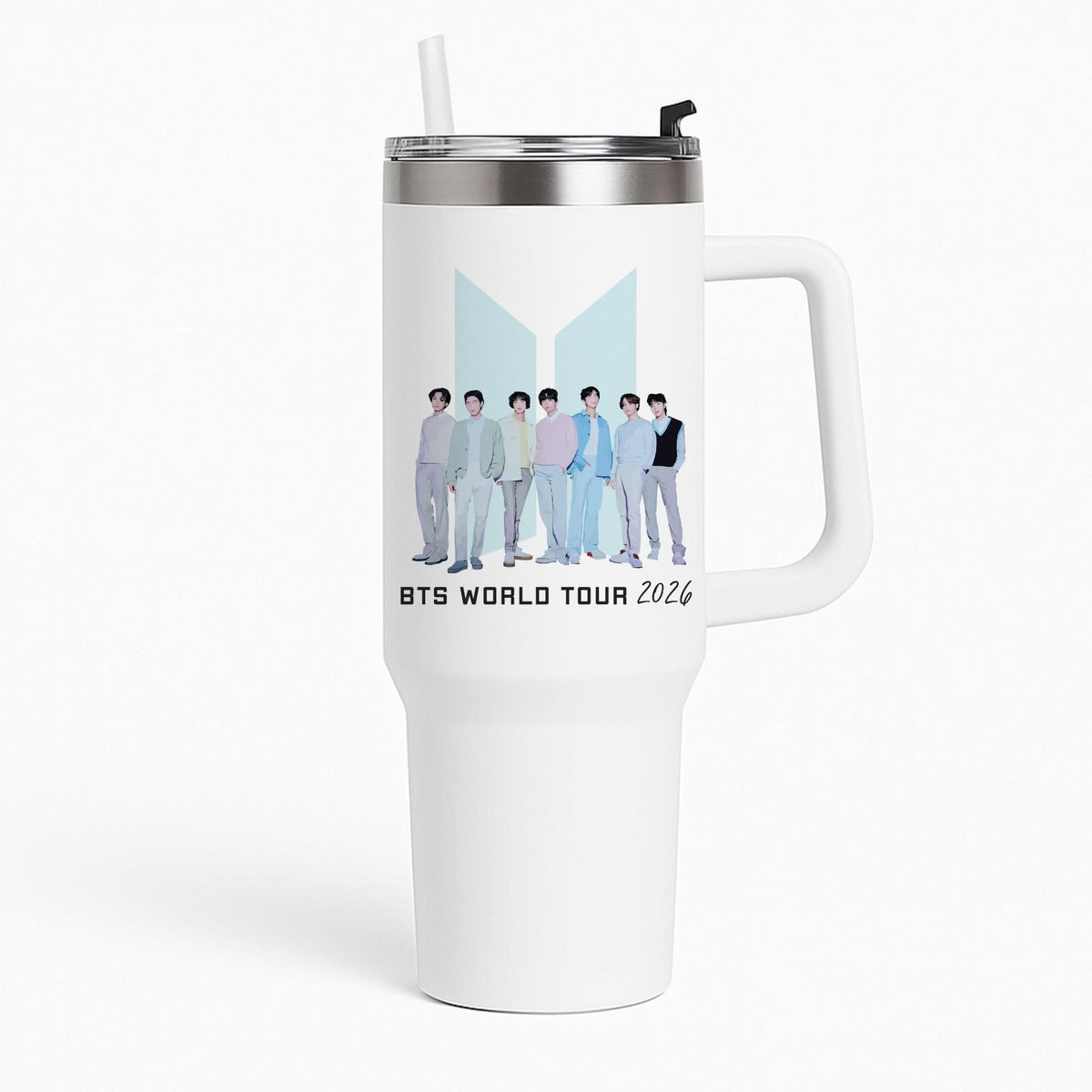 K-Pop Band Tour Pastel Blue Tumbler