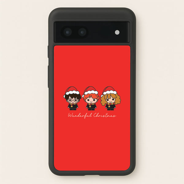 Wizards With Christmas Hats Google Pixel 6a Case