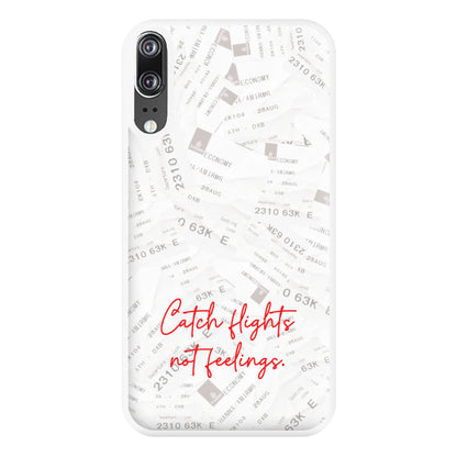 Catch Flights Not Feelings Collage Huawei P20 Case