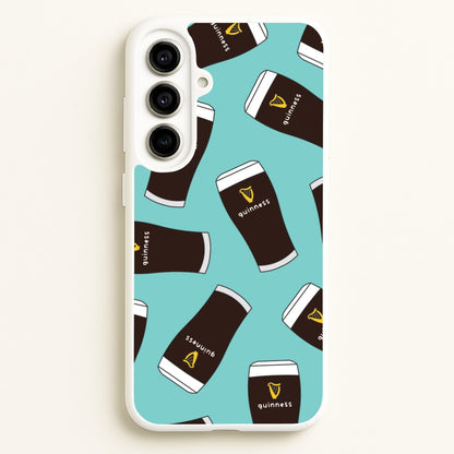 Stout Pint Pattern Galaxy A56 Case