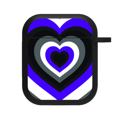 Asexual Pride Heart AirPods Case