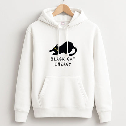 Black Cat Energy Unisex Hoodie