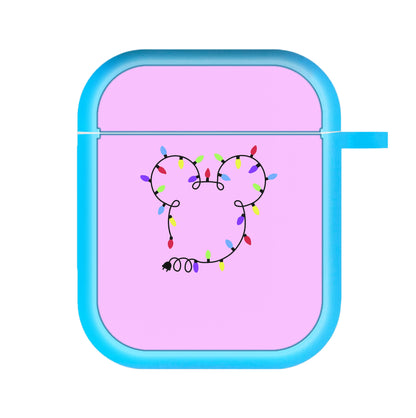 Mouse Christmas Lights Christmas AirPods Case