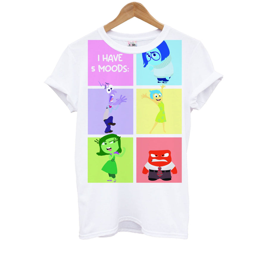 I Have Moods - Inside Out Kids T-Shirt