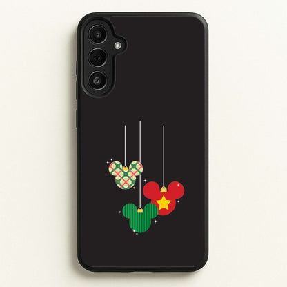 Cartoon Mouse Hanging Baubles Galaxy A34 Case