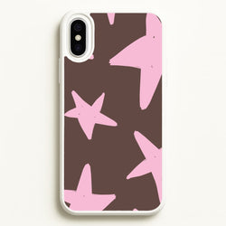 Chocolate & Strawberry Stars iPhone XS Max Case