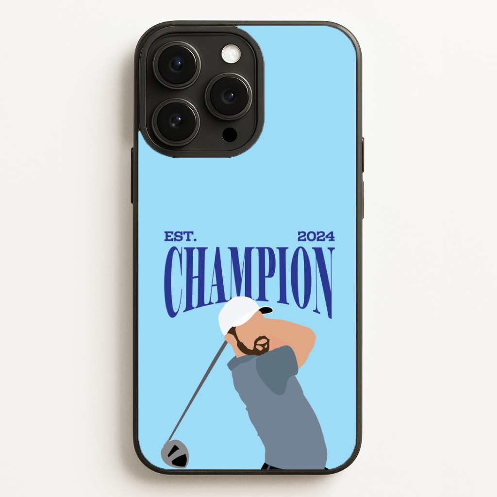 Schauffele Champion 2024 Phone Case