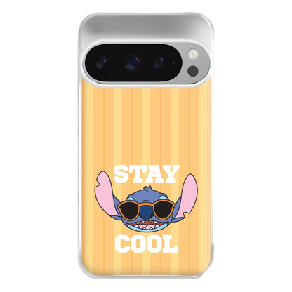 Stay Cool Blue Alien Google Pixel 9 Pro XL Case