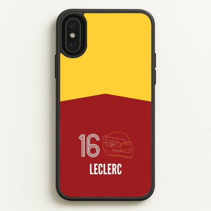 Leclerc Helmet 2026  iPhone XS Max Case