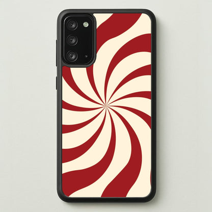 Peppermint Swirl Pattern Galaxy Note 20 Case
