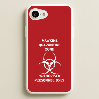 Hawkins Quarantine Zone iPhone 16e Case