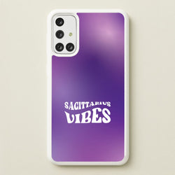 Sagittarius Vibes Gradient Zodiac Galaxy A71 Case