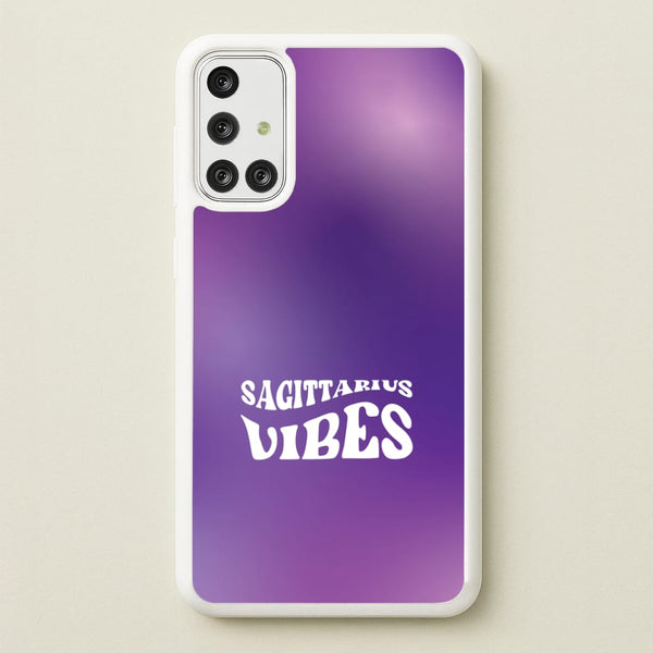 Sagittarius Vibes Gradient Zodiac Galaxy A71 Case