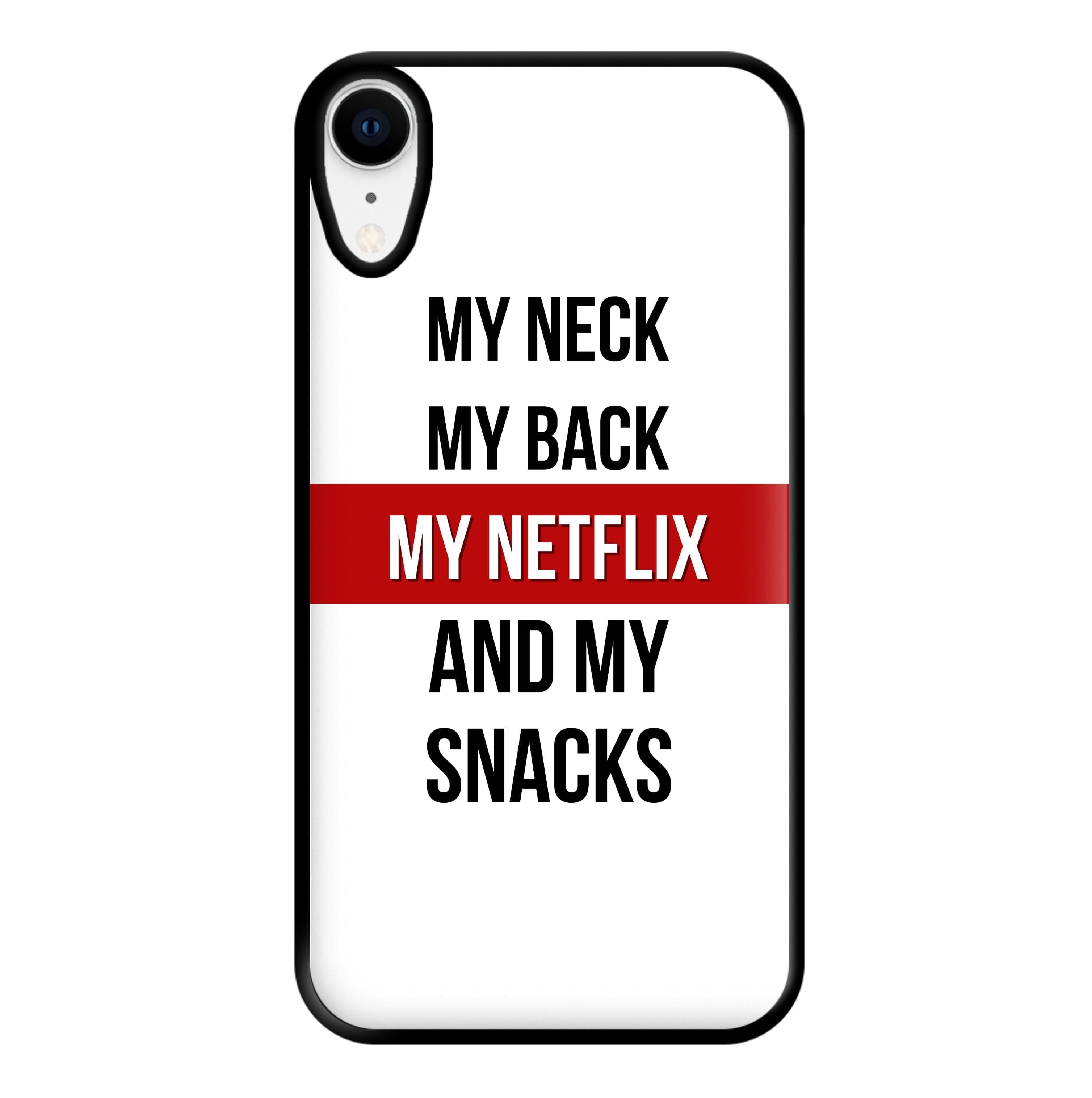 My Netflix & My Snacks Phone Case