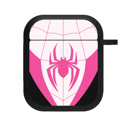 Pink And Black Spider Costume AirPods Case