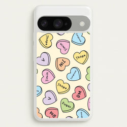K-Pop Band Members Love Hearts Pattern Google Pixel 10 / 10 Pro Case