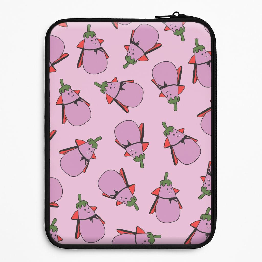 Vampire Vegetable Pattern - Halloween Laptop Sleeve