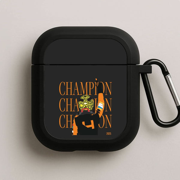 Lando Champion 2025 Black AirPods Case