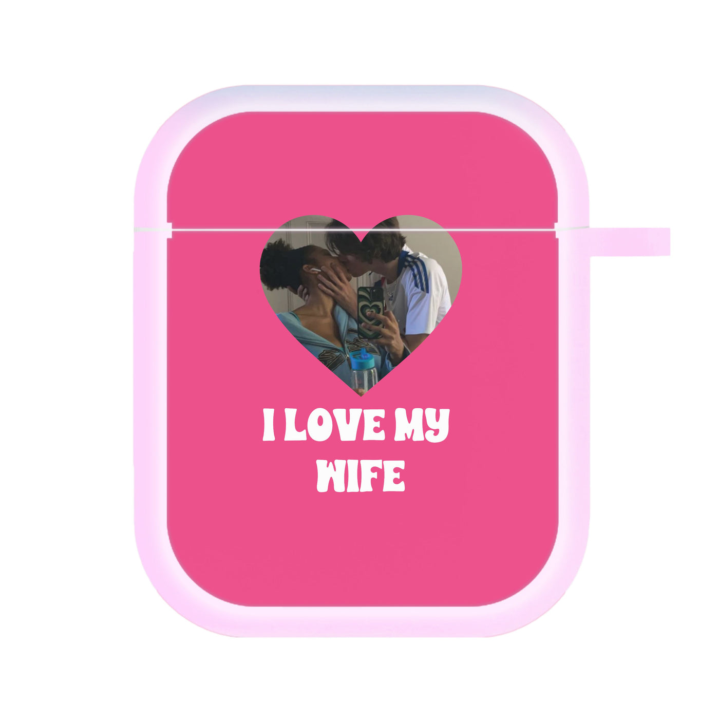I Love My Wife - Personalised Couples AirPods Case