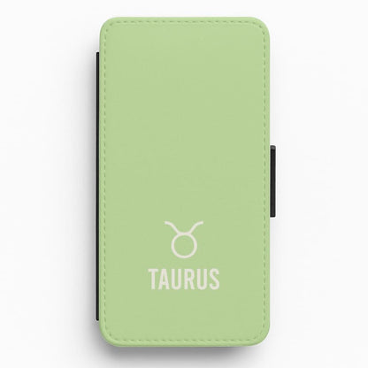Taurus Pastel Zodiac Flip / Wallet Phone Case