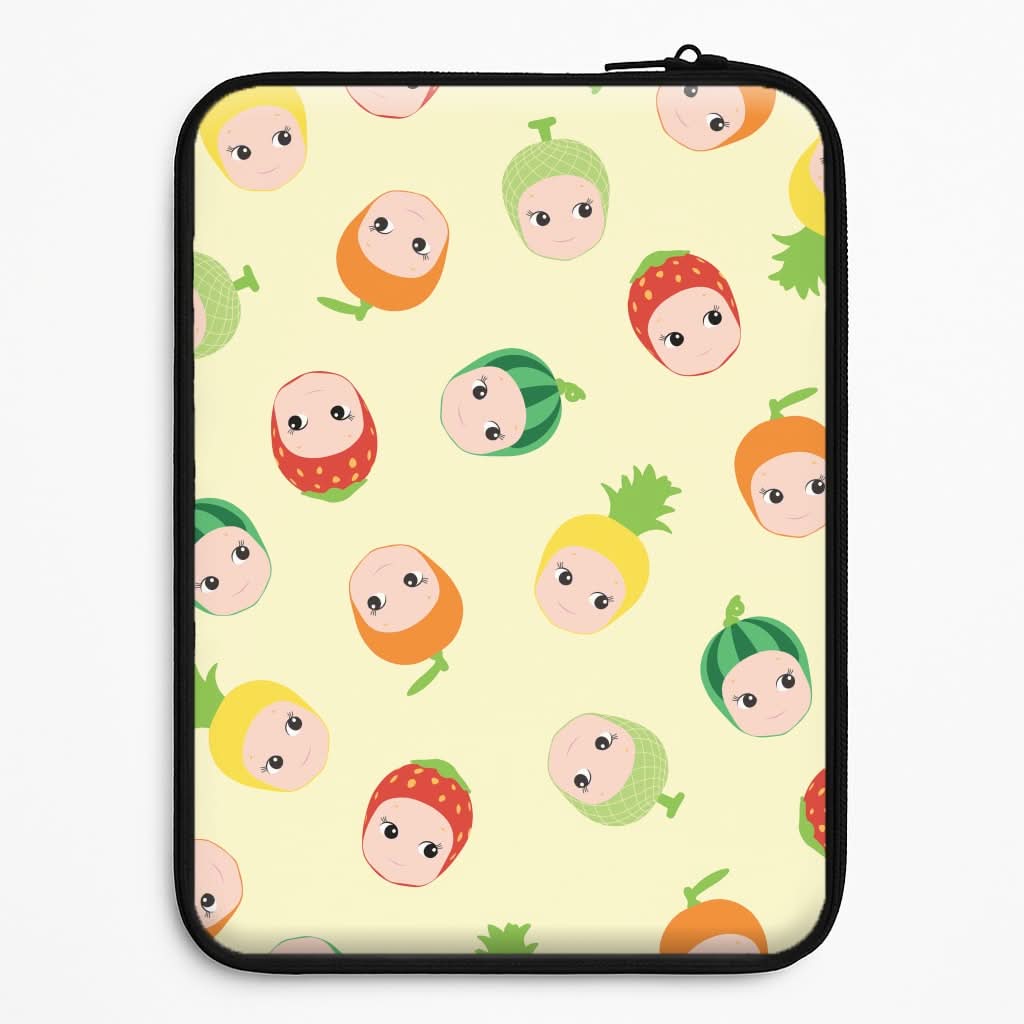 Fruit Angels Pattern Laptop Sleeve