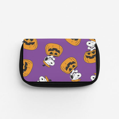 Cartoon Beagle Pumpkin Pattern Pencil Case