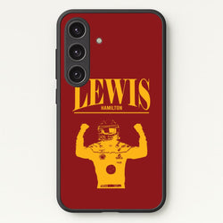 Lewis Red And Gold Galaxy S25 Case