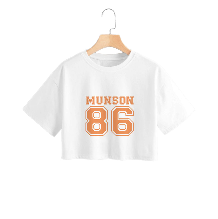 Eddie Munson 86 - Orange Crop Top
