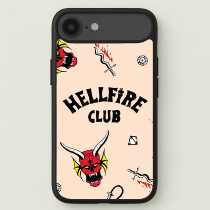 Hellfire Club Icons Collage Peach iPhone 17 Air Case