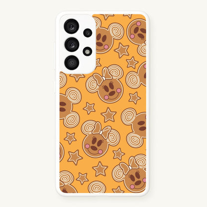 Cartoon Mouse Gingerbread Pattern Galaxy A33 Case