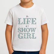 TLOAS Bedazzled Writing Kids T-Shirt 4