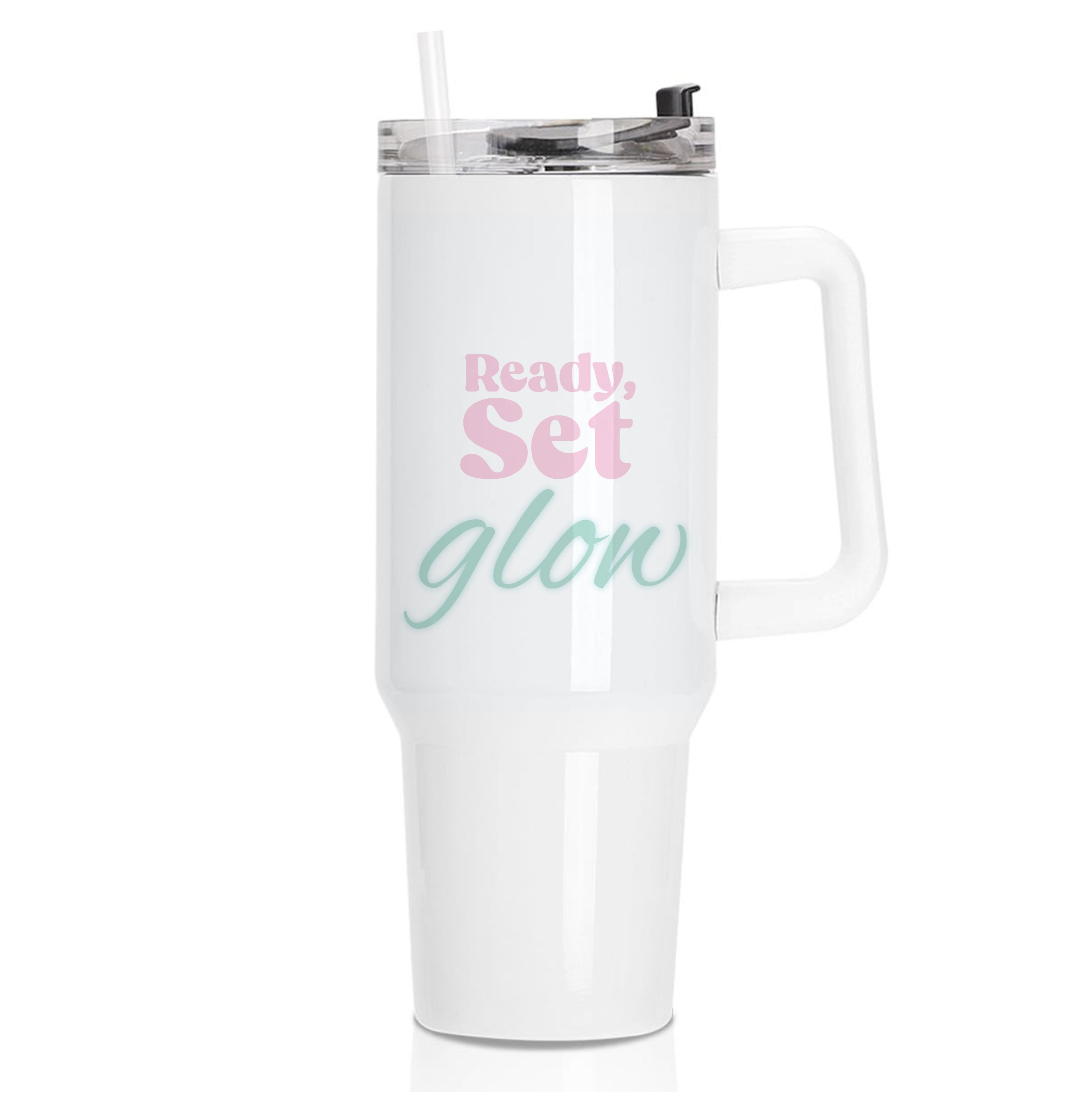 Ready, Set, Glow - Christmas Puns Tumbler