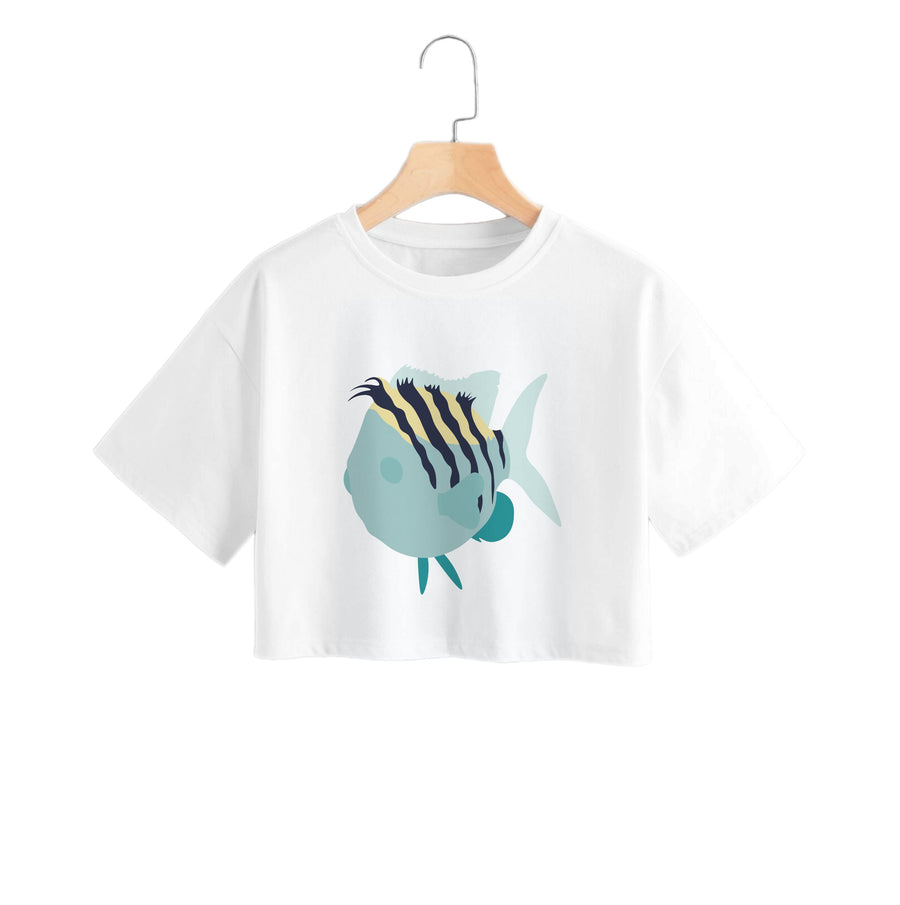 Flounder The Fish - The Little Mermaid Crop Top