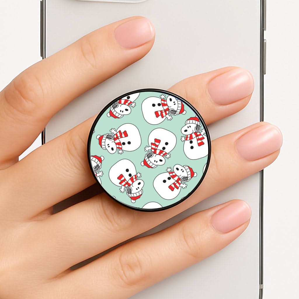 Cartoon Beagle Snowman Pattern FunGrip