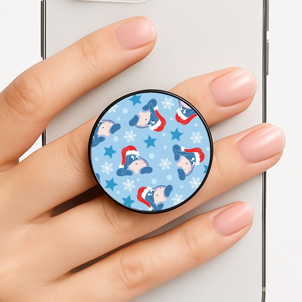 Cartoon Donkey Stars Pattern Phone Grip