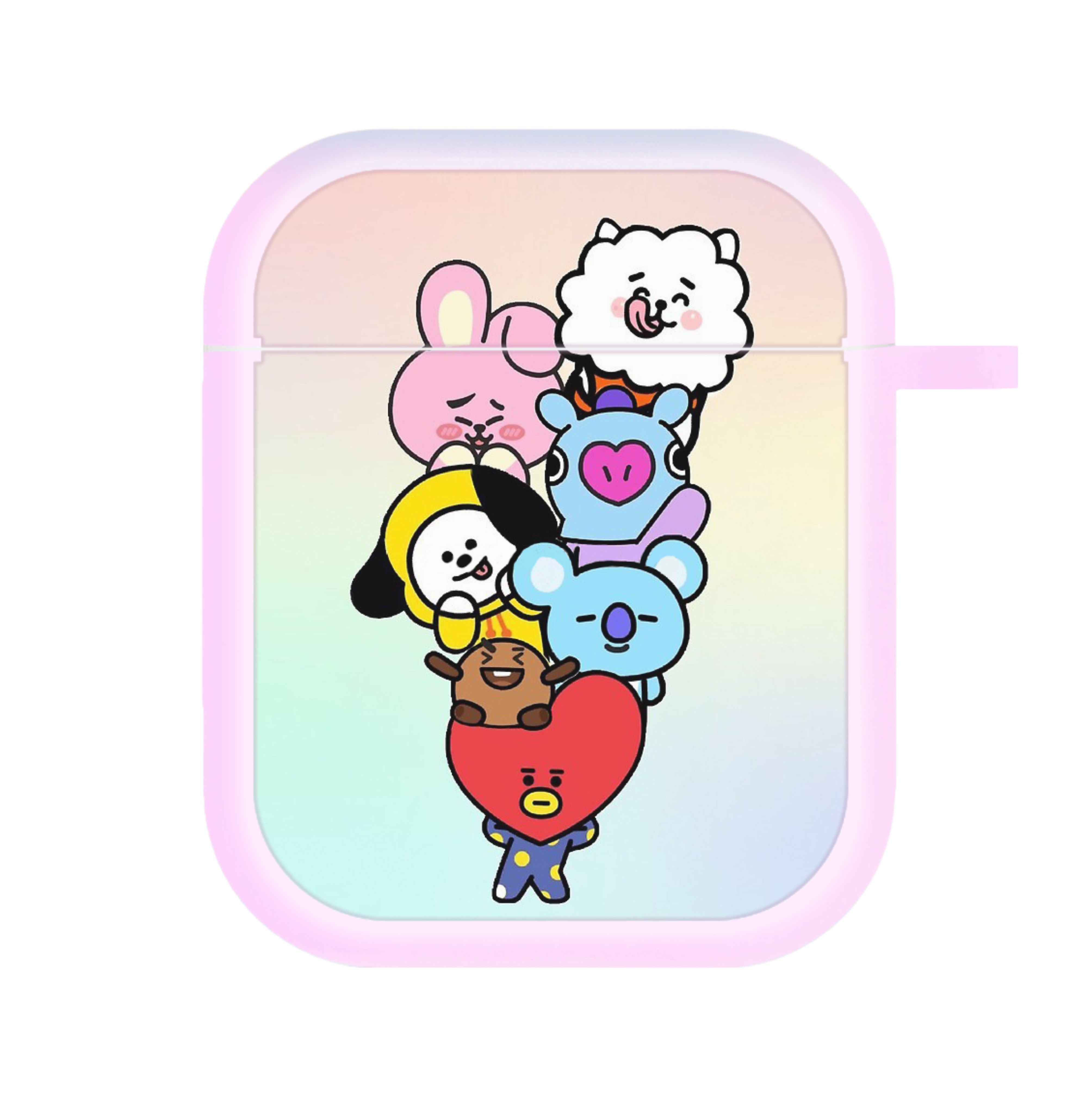 Pastel BT21 - K Pop AirPods Case