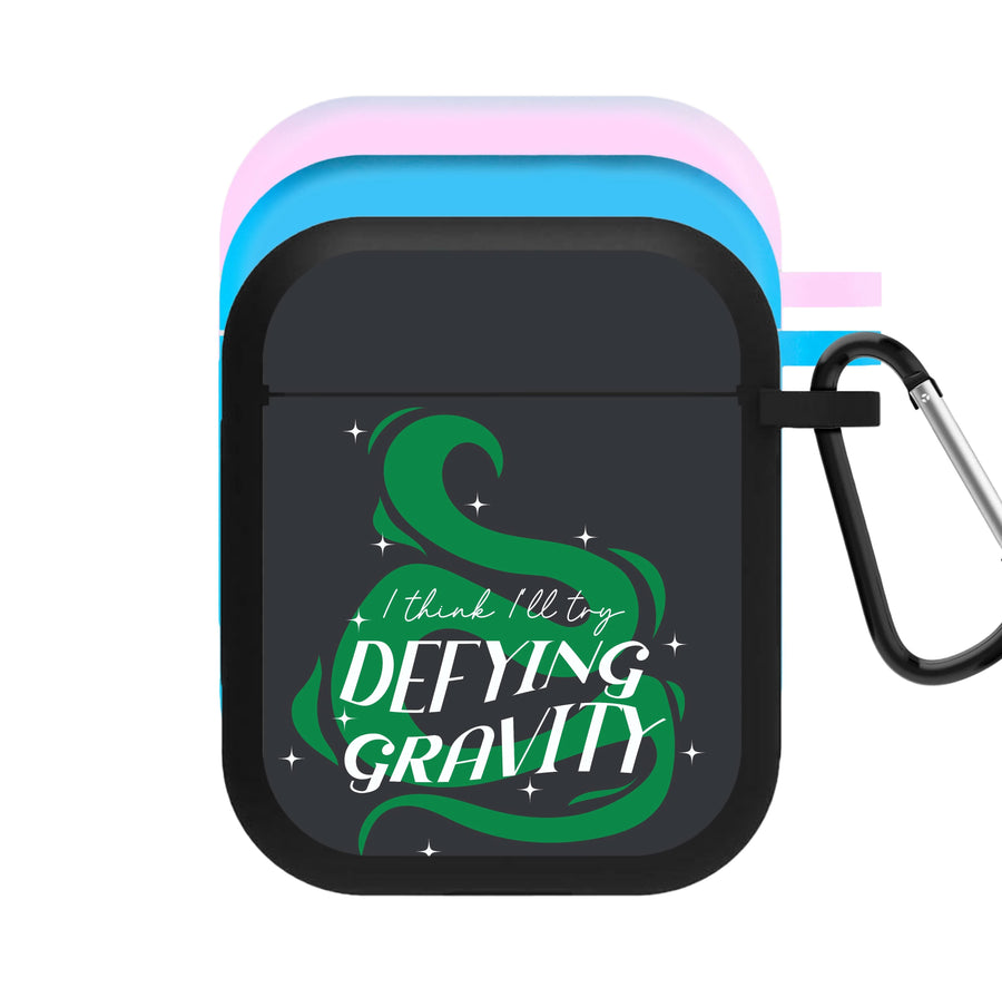 I Think I'll Try Defying Gravity AirPods Case