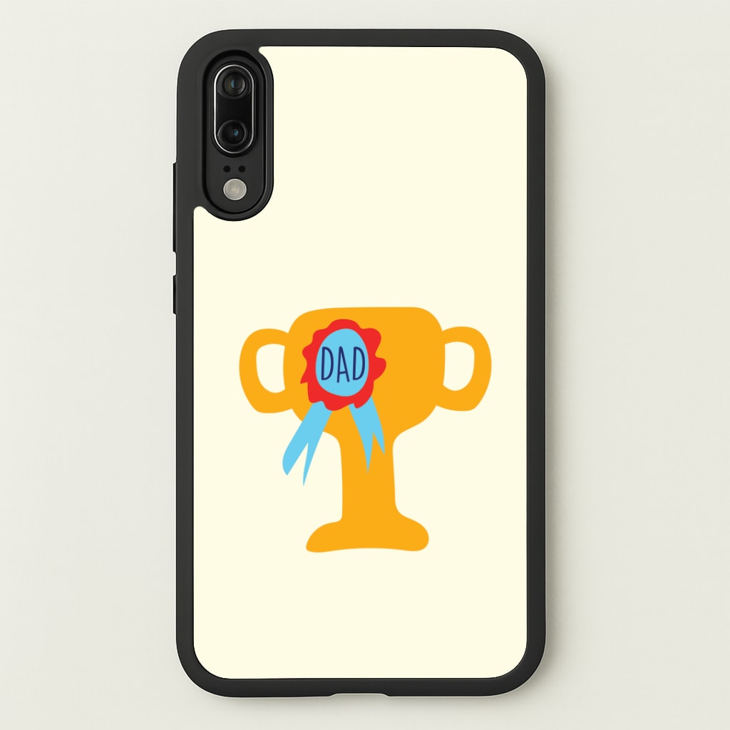 Cartoon Dad Trophy Huawei P20 Case