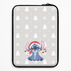 Cute Blue Alien Candycane Universal Laptop Sleeve