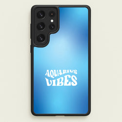 Aquarius Vibes Gradient Zodiac Galaxy S22 Ultra Case