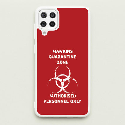 Hawkins Quarantine Zone Galaxy A12 Case