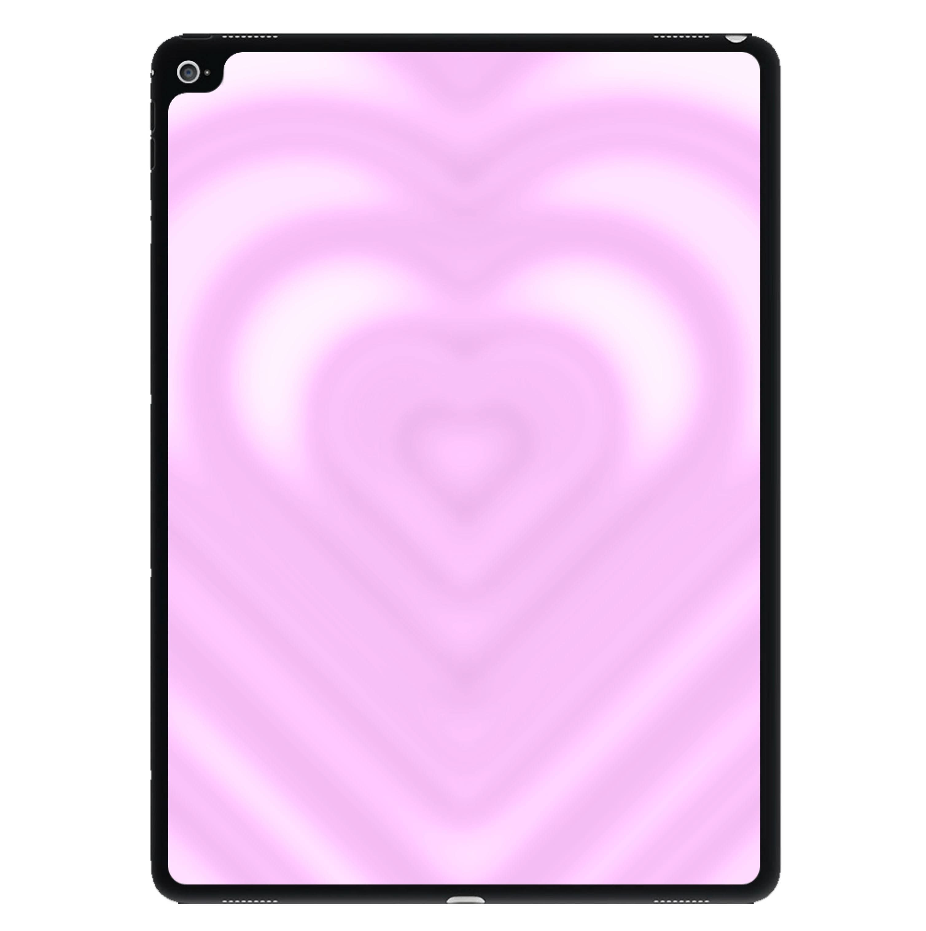 Drippy Love Heart Pink iPad Case