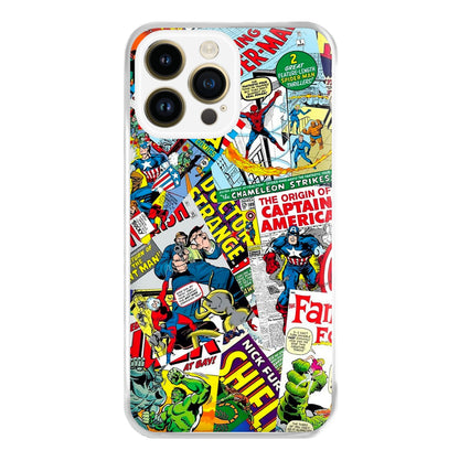 Superhero Comic Comics Pattern Phone Case