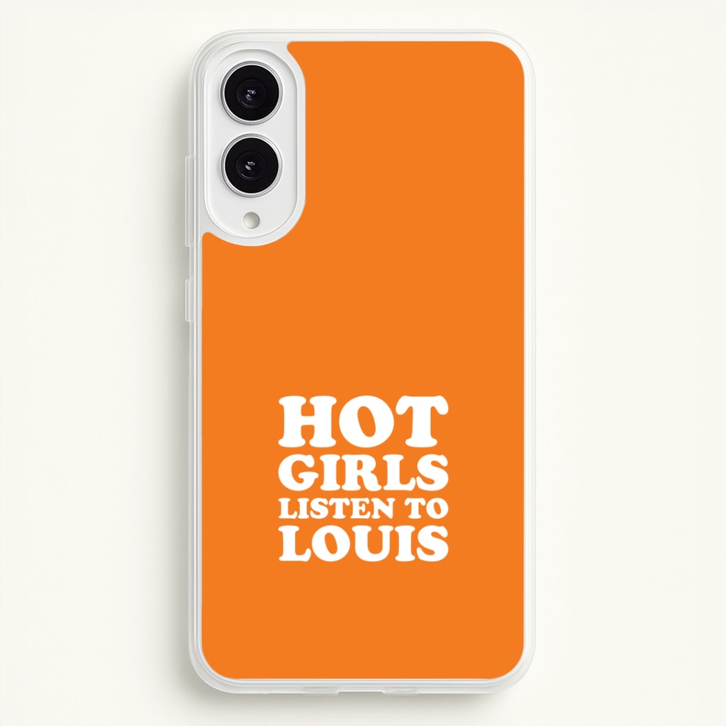 Hot Girls Listen To Louis Galaxy S25 Edge Case