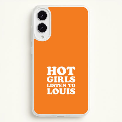 Hot Girls Listen To Louis Galaxy S25 Edge Case