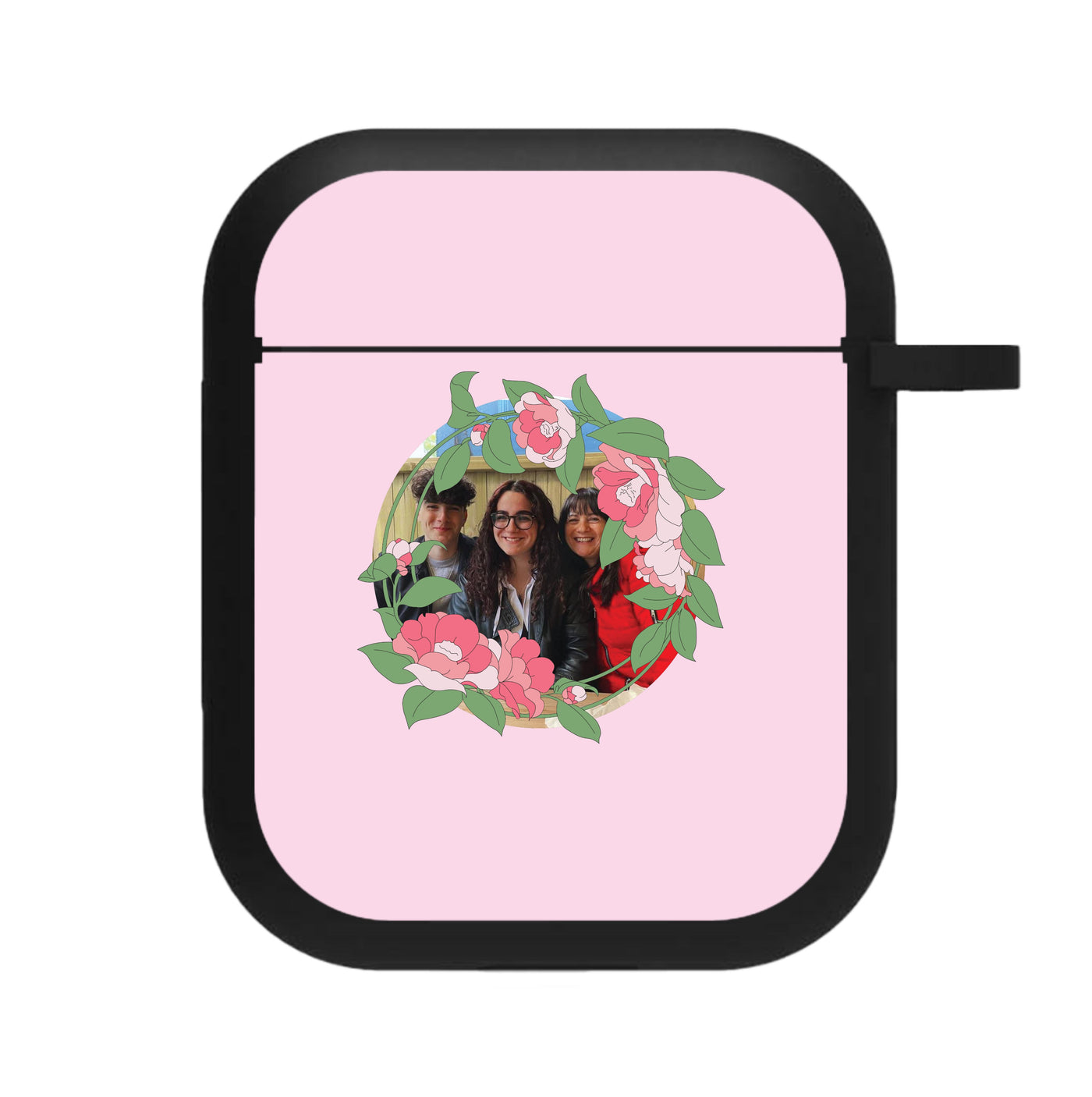 Floral Wreath - Personalised Mother's Day AirPods Case